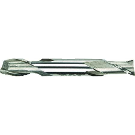 End Mill, Center Cutting Double End Regular Length, Series 4581, 38 Cutter Dia, 318 Overall Le